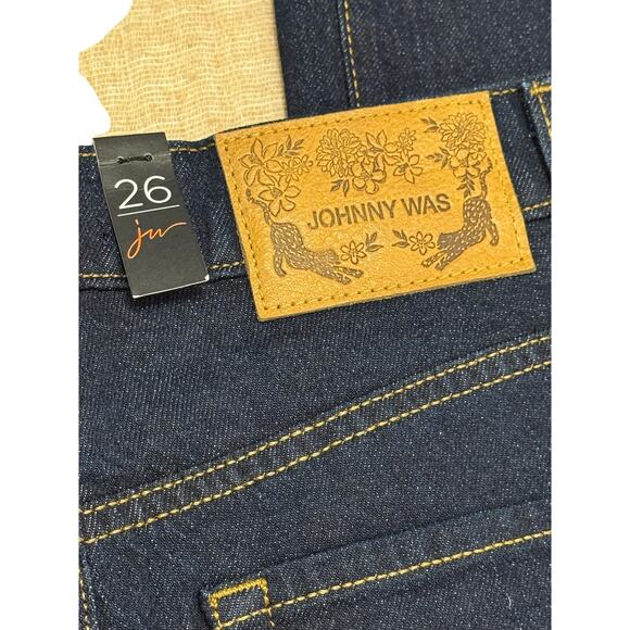 NWT Johnny Was Marseille Baby Boot Jeans Marcheeta Women's 26 - Picture 8 of 14